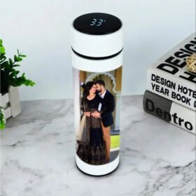 couple water bottle printed